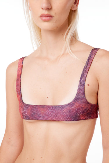 RED SNAKE CENSORED TOP